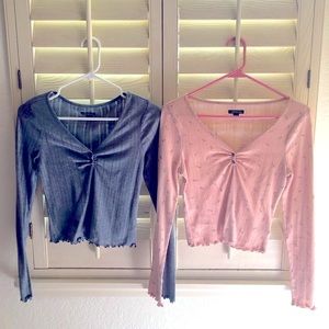 Light weight sweater tops- 2 for 1.